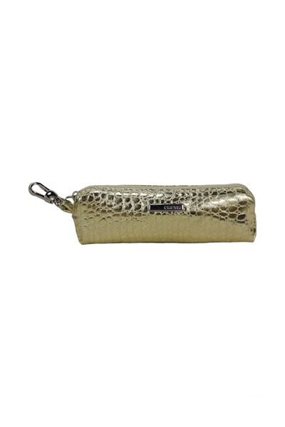 Gold Hakiki Deri Unisex Anahtarlık Bozuk Para Cüzdanı 043600