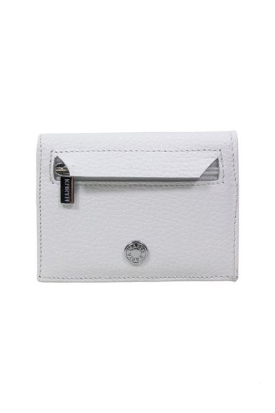 Beyaz %100 Hakiki Deri Unisex Kartlık Cüzdan 0027