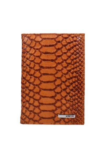 Turuncu Hakiki Deri Unisex Ruhsatlık 04284